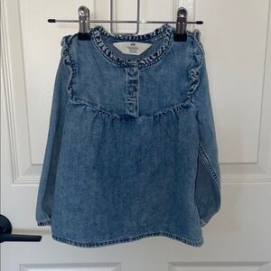 H&M Blue Denim Kids Blouse